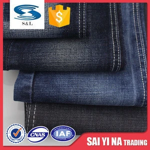 B81 wholesale 100 cotton yarn dyed woven custom denim jean fabric printing cheapest