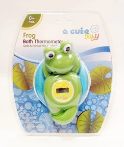 Baby bath thermometer for electronic baby toy