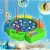 Import Baby Classic Fishing bath Toys Funny Relax 21 Colorful Fishes And 4 Poles Baby Toys Best Birthday Christmas Present from China