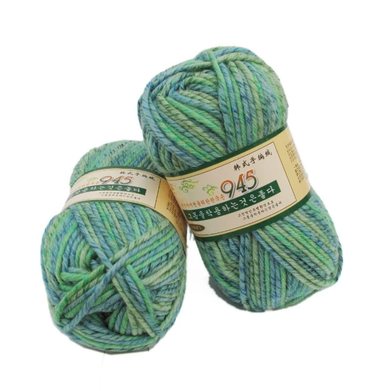 Bamboo blended hand knitting wool yarn,mouline yarn of melange effect