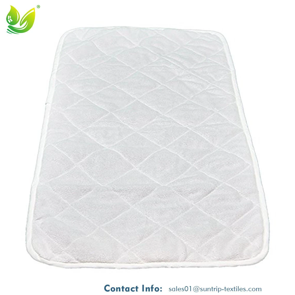 Bamboo Crib Mattress Protector Cover Fitted For Baby Change Mats