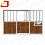 Bamboo Woven Carbonized Wholesale Welded Sliding Door Inside Metal Equipment Horse Stable