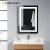 Import Barana Wall mounted rectangle bath smart LED vanity cosmetic silver mirror from China