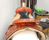 Barrel Style Hand Craved and paintend western saddle