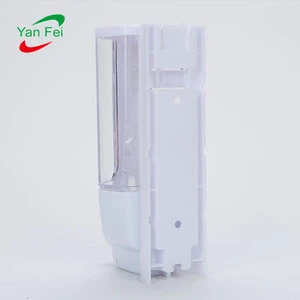 Bathroom Accessories Wall-Mounted Single-Hand White Plastic Shower Gel Bottle For Hotel