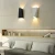 Import Bedroom Bedside Living Room Creative LED Modern Wall Lamp Minimalist Shaped Decorative Iron Wall Lamp from China