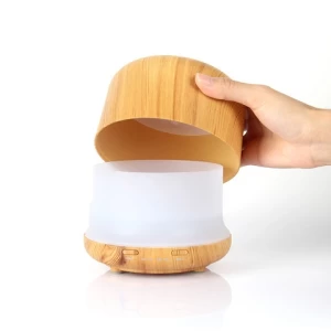 Bedroom Wood Grain Aromatherapy Essential Aroma Difuser Wooden Big Capacity Wood Electric Aroma Diffuser