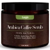 Best organic private label arabica coffee body scrub