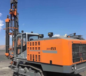 Best performance crawler diesel portable hydraulic borehole mining drilling rig machine equipment ZGYX-453