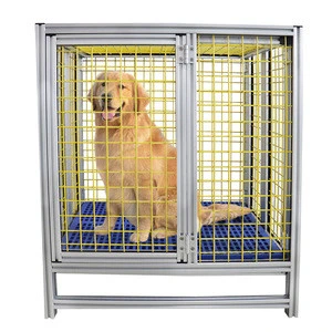 Best pet large folding cage pet cage dog cat house met aluminum dog house
