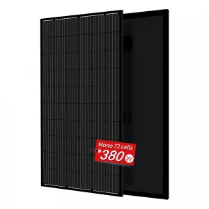 Best Quality Tier 1 Monocrystalline 380W Black Solar Panel