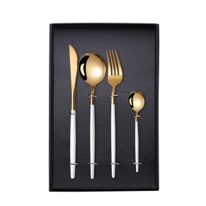Best Selling International 410 Stainless Steel Flatware Spoon Fork Gift Box Cutlery Set
