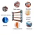 Import Best Selling Luxurious Stationery Store Storage Shelf Multi-tier Multifunctional from China