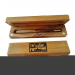 Bethlehem hand made olive wood pen box/pen case