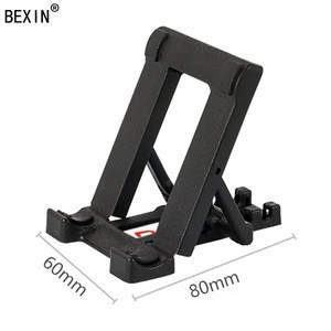 BEXIN custom abs plastic adjustable mobile phone stand  foldable desk phone holder for tablets watch movies