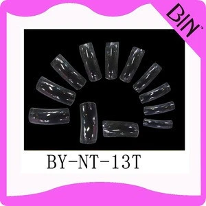 BIN good quality acrylic false artificial fingernails wide free nail tips