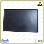 Black color antistatic plastic box container in stock