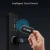 Import Black color smart door lock unlock door lock by smart phone from China