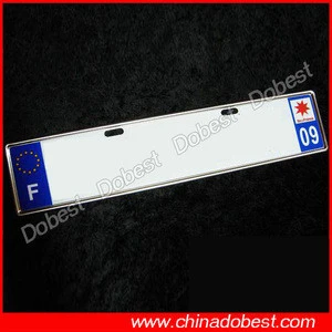 Blank Car Number Plate License Plate