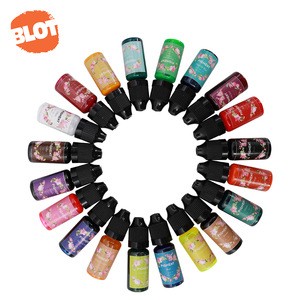 BLOT 20 Colors Diy Handcraft Non-toxic Odorless Bottled Package Liquid Resin Pigment Set For Epoxy Resins