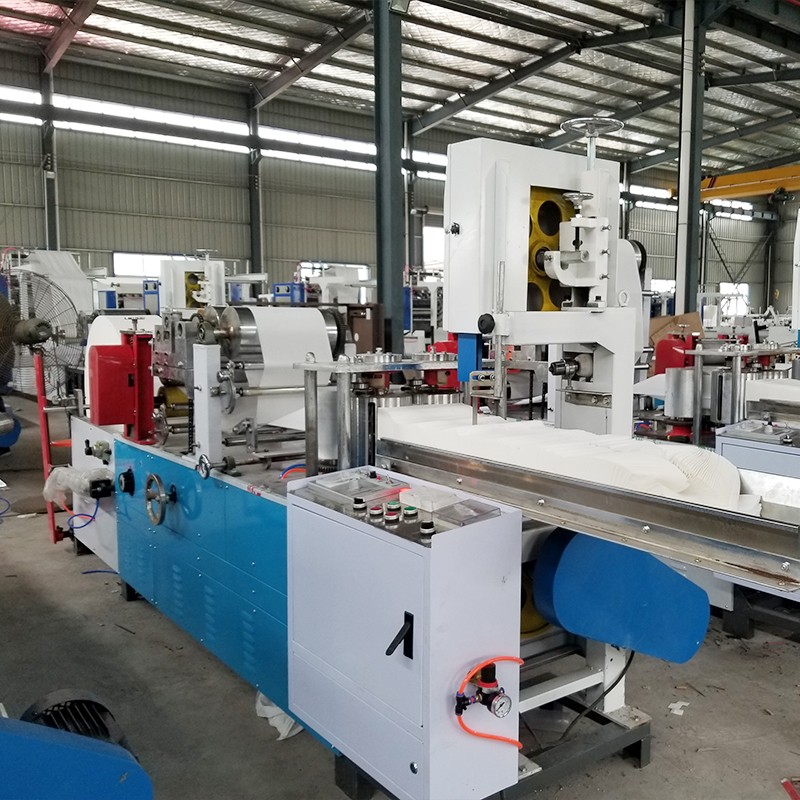 Bobbin Roll Paper Processing Machine Napkin Tissue Paper Making Machine Production Line