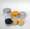 body butter empty glass jars containers 5ml 10ml 15ml 30ml 50ml 100ml clear glass jar with silver gold aluminum lid