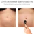 Import Body Stretch Marks Skin Care 540 Microneedle Acne Scar Derma Roller Black Stainless Steel Micro Needle Roller from China