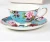 Import Bone China Tea Cup and Saucer Set with Gift Box Floral Tea Cups, 8 Oz. 1set=1cup+1dish from China