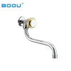 Boou cross handle tub taps, exposed wall mounted shower faucet, bathroom wall faucet,