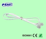 Bulk White RJ11 Telephone Patch Cords communication cable