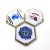 Button Badge Maker Wholesale Custom  Printed Design Logo Blank Plastic Magnetic Pins Round Tin Button Badge
