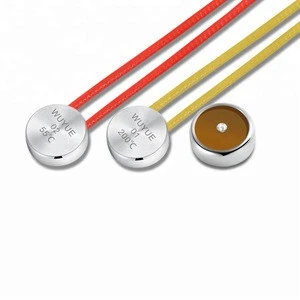button type mini thermal protector for battery,coil and other electronic component