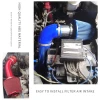 Car Cold Air Intake System Turbo Induction Pipe Tube Kit With Air Filter Cone High Flow Racing DIY
