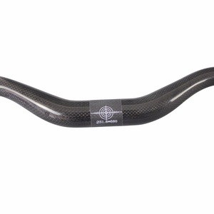 Carbon MTB Handlebar Mountain Bike Bicycle Riser flat bar 31.8*660-800mm Handlebar