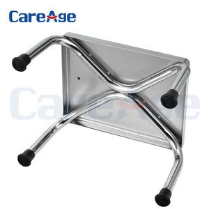 CareAge 13730 Hospital Furniture Stainless Steel Foot Step Ladder Stool