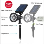 Ce Rohs 200 Lumen 2 Watt Outdoor Waterproof Landscape Spot Garden Lawn Decor Led Solar Spotlight