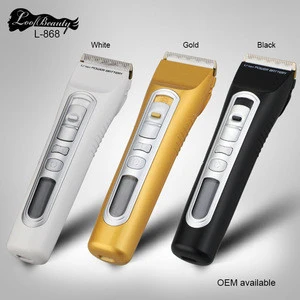 CE ROHS Cordless Electric Rechargeable Salon hair trimmer Men Grooming Hair Clipper