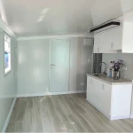 Certificated living container house prefab house factory