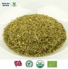 Certified organic green tea fannings bubble tea ingredient from source factory