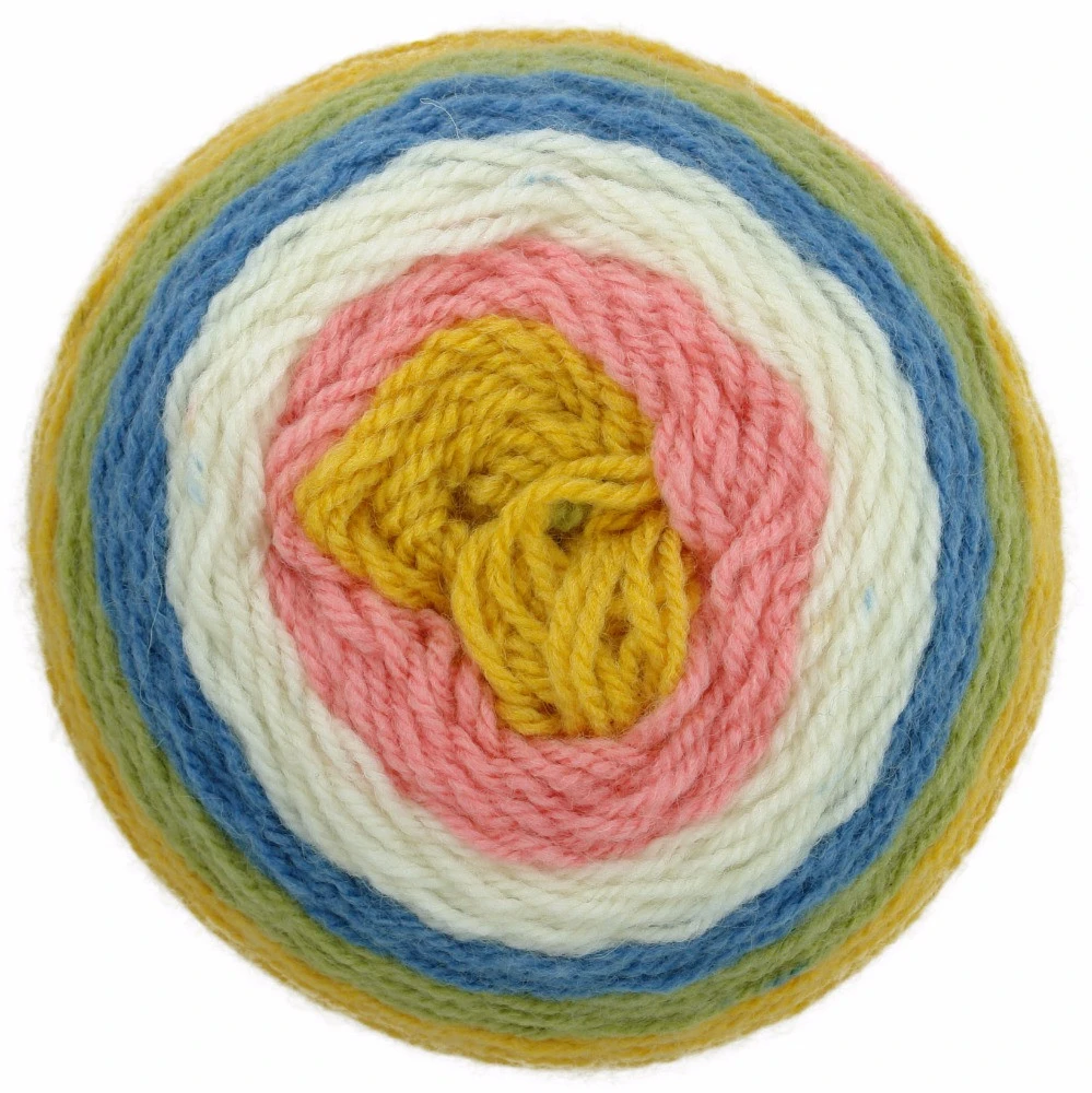 Charmkey fancy melange cakes ball 80% acrylic yarn 20% wool yarn for hand knitting yarn for gloves