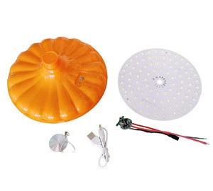 Cheap factory price outdoor and home 80w pumpkin rechargeable led emergency light skd