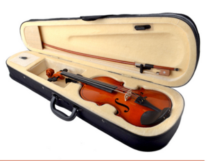 cheap handmade plywood maple violins with accessories