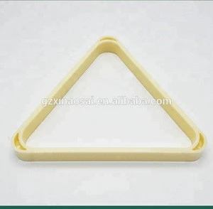 Cheap Ivory Plastic 2-1/4&quot; Snooker Billiard Ball Triangle Rack