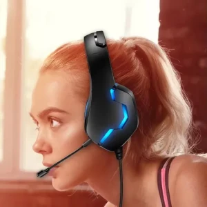 cheap J10 3.5mm Gaming ecouteur head set gamer Auscultadores de jogos Oyun kulaklari with LED Lights for for PC PS Xbox computer