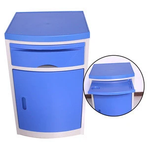 Cheaper price but High Quality ABS plastic Hospital Bedside Locker, Bedside Cabinet