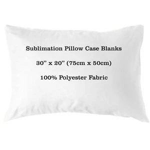 Cheersee wholesale satin custom digital print custom plain polyester cotton cover white sublimation blank pillow case with words