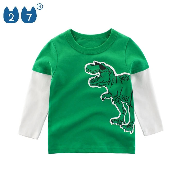 Children Clothing Wholesale Boys Tops Knitted Long Sleeves T Shirt