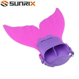 Childrens Adjustable Mermaid Flippers Diving Swimming Fins