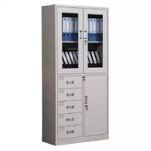 China Factory Metal Office Furniture Storage Vertical Drawer Cupboard Filing Cabinet