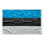 China Factory Price 3X5ft Sewn Stripes Uv Protected Estonia Embroidered Flag National Flag
